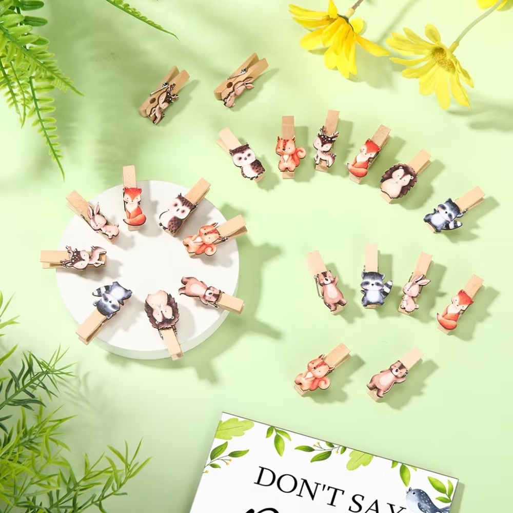 "Don't Say Baby" Woodland Theme Baby Shower Game - Picture 4 of 16